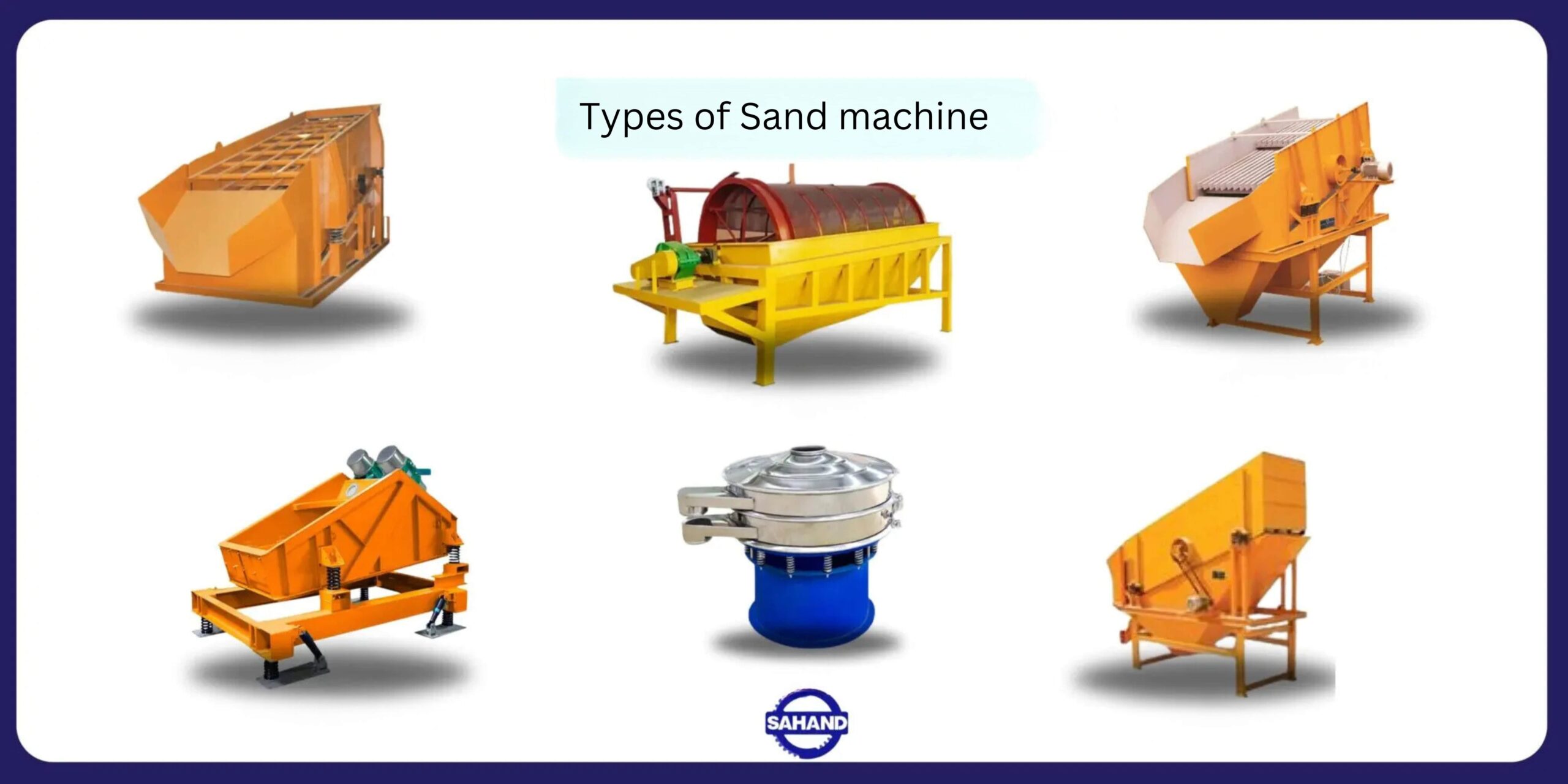 Types of Sand machine